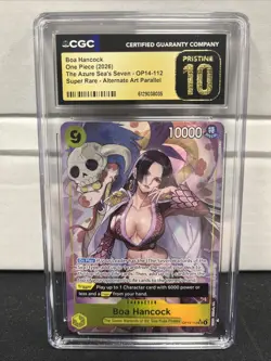 Boa Hancock OP14-112 SR Alt Art The Azure Sea’s Seven English One Piece CGC 10 - Image 1