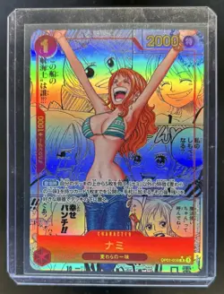 2022 One Piece Romance Dawn JP Nami Manga Alt Art Rare #OP01-016 - Image 1