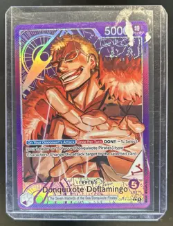2026 One Piece Azure Sea's Seven Donquixote Doflamingo Leader #OP14-060 - Image 1