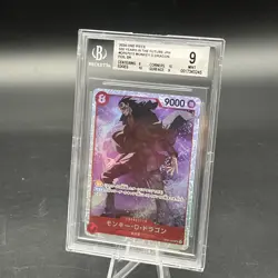 2024 One Piece Japanese Monkey D. Dragon, #OP07015, Foil Secret Rare BGS 9 - Image 1