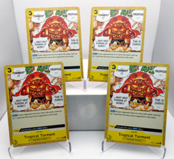 Tropical Torment Playset - OP03-120 x4 - Pillars of Strength - One Piece TCG - Image 1