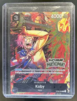 2023 One Piece Koby Online Regional Participant Promo Rare #OP02-098 - Image 1