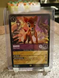 Disney Lorcana TCG Bambi Little Prince Legendary 63/204 Reign of Jafar Non-Foil - Image 1