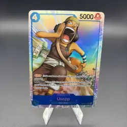One Piece TCG Card Usopp OP03-041 SR English Pillars of Strength NM - Image 1