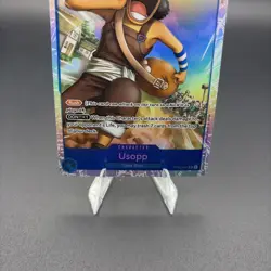 One Piece TCG Card Usopp OP03-041 SR English Pillars of Strength NM - Image 2