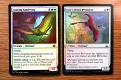 Set 6x FOIL White Pauper Legal Dinosaur Card Lot *NM* Ixalan (English Magic MTG) - Image 2