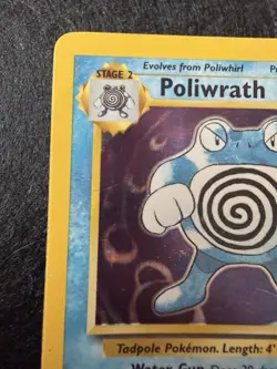 POLIWRATH - 13/102 - Base Set - Holo - Pokemon Card - HP - Image 2