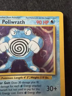 POLIWRATH - 13/102 - Base Set - Holo - Pokemon Card - HP - Image 3