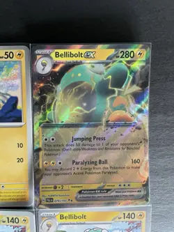 Bellibolt EX-Paldea Evolved+2(1Rev HOLO) + Tadbulb 4-card Pokemon lot - PWE - Image 3
