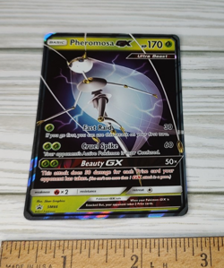 Pokemon Pheromosa GX TCG SM66 Sun & Moon Black Star Promo Card Trading - Image 1