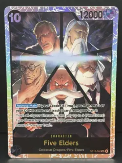 Five Elders OP13-082 SR Carrying on His Will - ONE PIECE Card Game English M/NM - Image 1