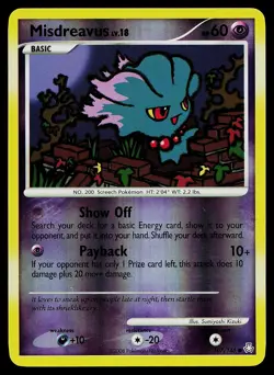 Pokemon Card - Misdreavus Legends Awakened 107/146 Common Reverse Holo - Image 1