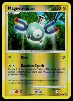 Pokemon Card - Magnemite Stormfront 67/100 Common Reverse Holo - Image 1