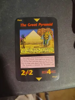Rare "The Great Pyramid" Promo Card - Illuminati: New World Order (INWO) - Image 2