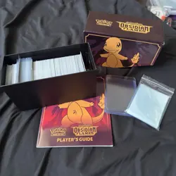 Pokemon TCG Bulk Card Lot 300+ cards Obsidian Flames + case + dice - Image 4
