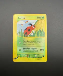 Pokemon TCG 2003 Skyridge Ledyba Reverse Holo Card #72/144 - Image 3