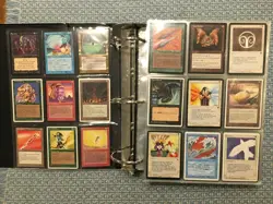 Big Vintage Binder 700 + Magic The Gathering Cards Revised Legends The Dark MTG - Image 2