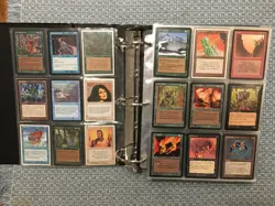 Big Vintage Binder 700 + Magic The Gathering Cards Revised Legends The Dark MTG - Image 3