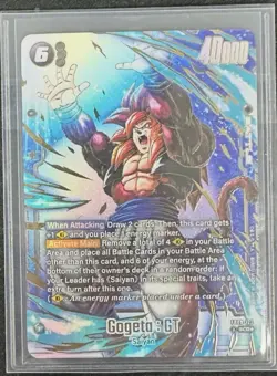 Gogeta : GT FB09-123 Alternate Art Dual Evolution Dragon Ball Card English - Image 1