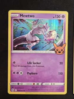 Mewtwo 3 Card Lot – 2x 130HP Holo + Mewtwo Spirit Link – LP – Pokemon TCG - Image 5