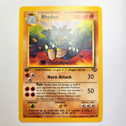 Rhydon 45/64 Pokemon TCG 1st Edition Jungle NM Vintage 1999 Card - Image 2
