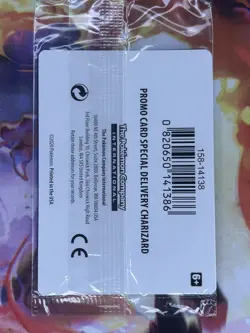Pokemon TCG Special Delivery Charizard SWSH075 Official Sealed Promo Card - Image 2