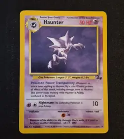 Haunter - 6/62 - Pokemon Fossil Unlimited Holo Rare Card WOTC - Image 1