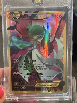 Gardevoir EX 116/114 Steam Siege Full Art Secret Rare Gold Border Pokemon Card - Image 1