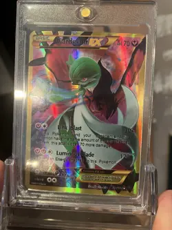 Gardevoir EX 116/114 Steam Siege Full Art Secret Rare Gold Border Pokemon Card - Image 3