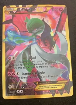 Gardevoir EX 116/114 Steam Siege Full Art Secret Rare Gold Border Pokemon Card - Image 4