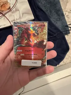 Pokemon Charizard EX Holo Fire Type Card HP 180 Attack 150 Basic - Image 1