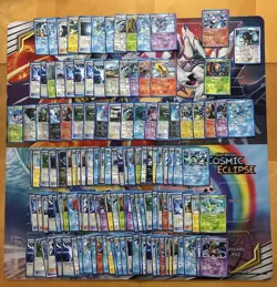 Pokemon Card Lot Plasma Fire Holo Reverse Holo Etc Giratina Glaceon 122 Cards - Image 1