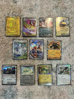 Pokemon TCG 11 Holo & Foil Cards Mega Dragonite GX, Mega Gengar GX, Mandibuzz GX - Image 1