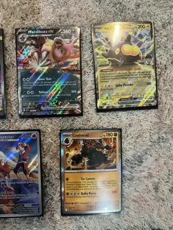 Pokemon TCG 11 Holo & Foil Cards Mega Dragonite GX, Mega Gengar GX, Mandibuzz GX - Image 4