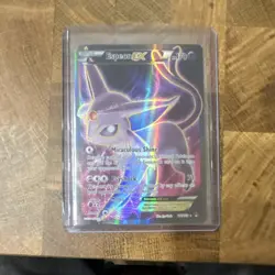 Espeon EX Full Art 117/122 Breakpoint Holo Ultra Rare Pokemon Card - Image 3