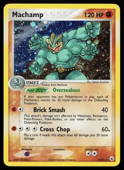 Machamp 9/101 Holo Rare Hidden Legends Pokemon Card - Image 1