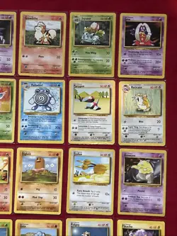 Base Set Unlimited Pokemon Cards X67 Vintage Good-Excellent Condition (P40) - Image 4