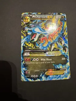Pokemon Mega Charizard EX Ultra Rare Card 69/106 Damaged - Image 1