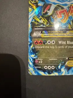 Pokemon Mega Charizard EX Ultra Rare Card 69/106 Damaged - Image 2