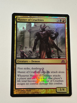 MTG Master of Cruelties Foil MP - Dragon's Maze #082 - Image 1