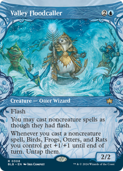 Valley Floodcaller (REGULAR) x1 - MTG Bloomburrow BLB #308 - Image 1