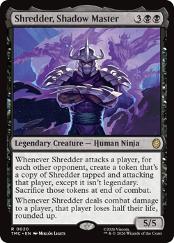 MTG magic 1x Shredder, Shadow Master (M/NM) Commander TMNT - Image 1