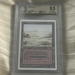 Badlands * REVISED * DUAL LAND * BGS 9.5 Gem Mint Magic The Gathering MtG - Image 2