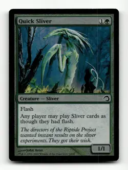 Quick Sliver Premium Deck Series: Slivers #10 FOIL (slight foil curve) - Image 1