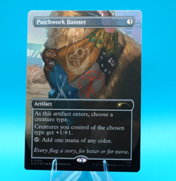 Patchwork Banner | 2466 | Secret Lair Foil | Fallout: Greet The Dog | MTG - Image 1