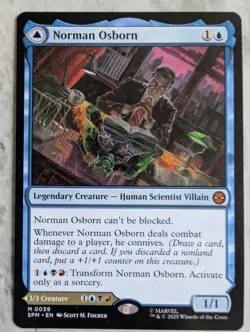 Norman Osborn\Green Goblin (DFC) | MTG Marvel SPM | EDH Commander | Mythic| NM - Image 2