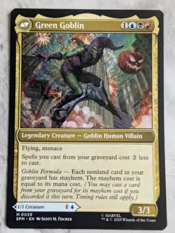 Norman Osborn\Green Goblin (DFC) | MTG Marvel SPM | EDH Commander | Mythic| NM - Image 3