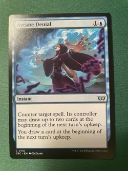 2024 Arcane Denial C Commander: Duskmourn: House of Horror 110 NM - Image 1