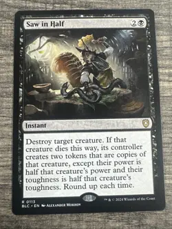 Saw in Half R Commander: Bloomburrow 113 NM - Image 1