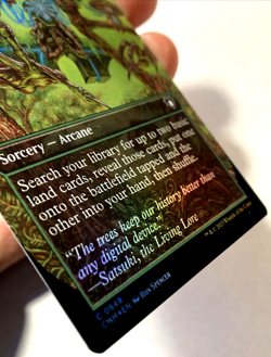 MTG Kodama's Reach BORDERLESS FOIL Commander Masters 649 NM - Image 2